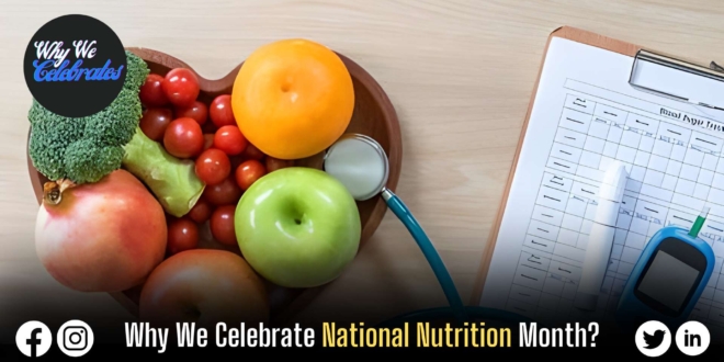 Why We Celebrate National Nutrition Month?