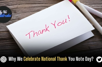 Why We Celebrate National Thank You Note Day?